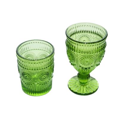 Image two of Parisian Green Glassware